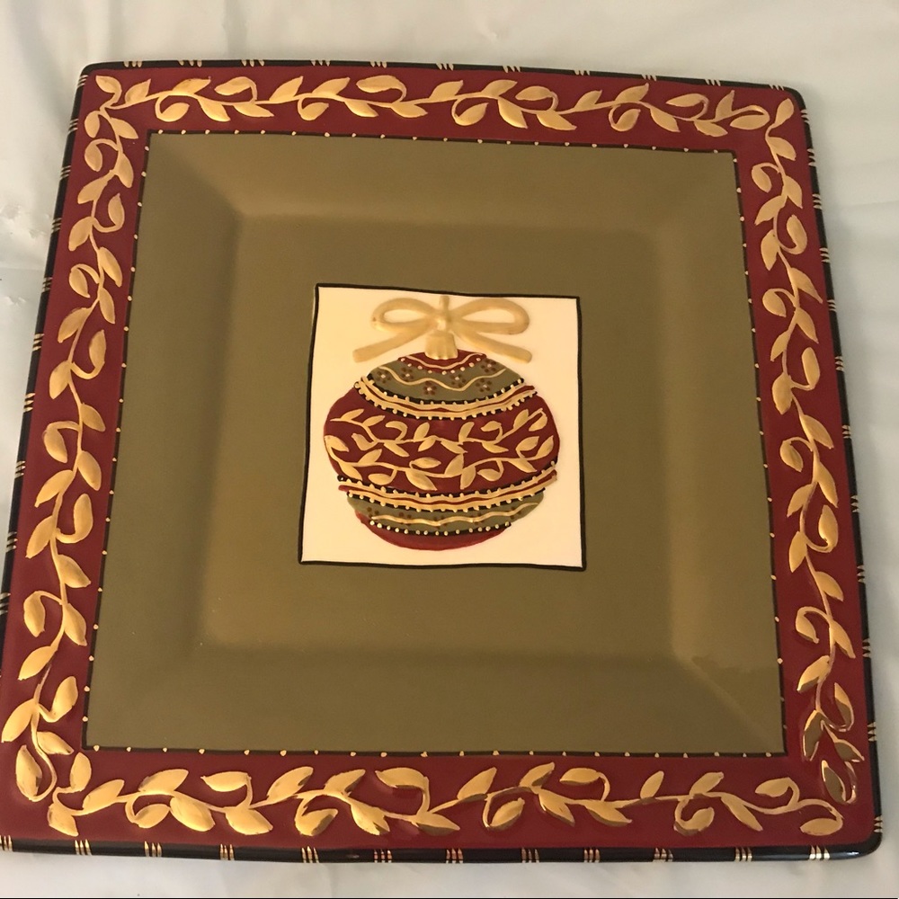 Department 56 M. Jurado Christmas plate